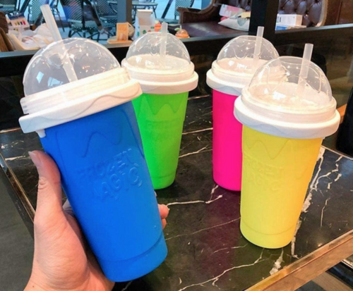 Quick Frozen Smoothies Slushy Cup Refrigeration Pinch Cup