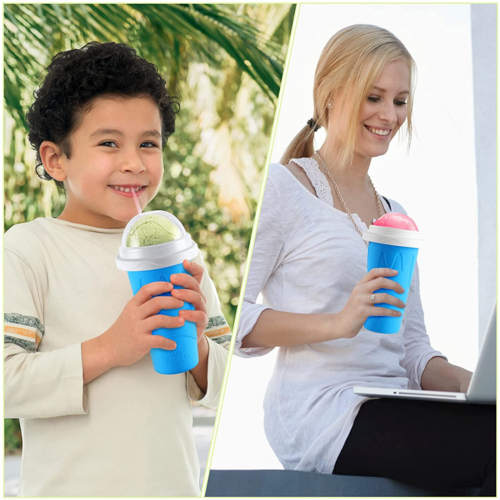 Quick Frozen Smoothies Slushy Cup Refrigeration Pinch Cup